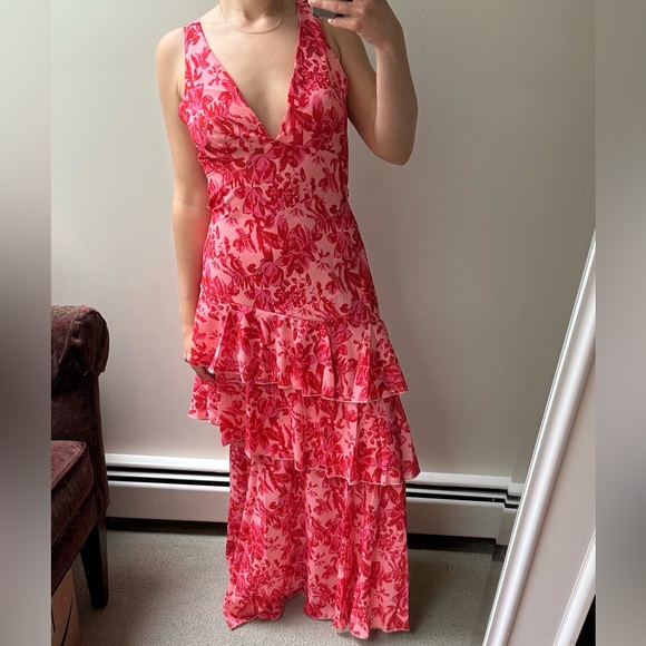 Strappy Back Ruffle Midi Dress - Picture 5 of 7